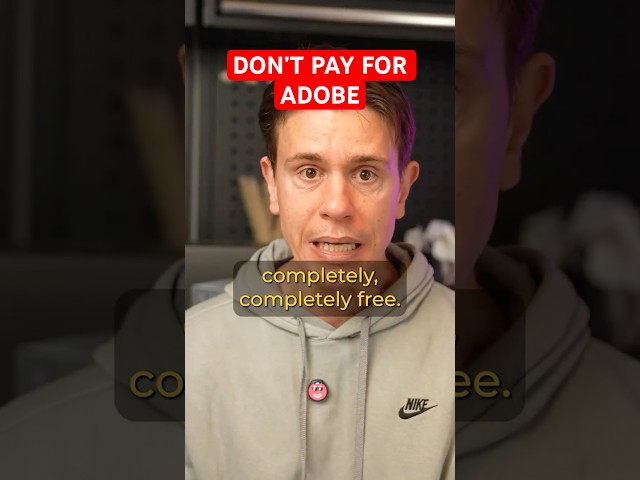 Don't Pay for Adobe!