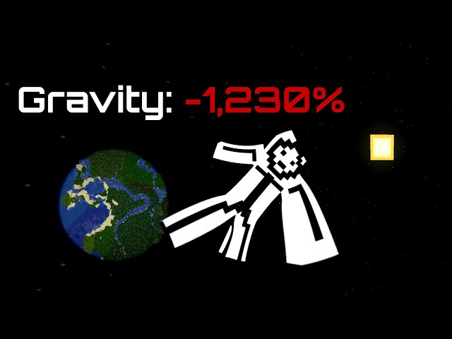 Minecraft, But Gravity Drops Every Second