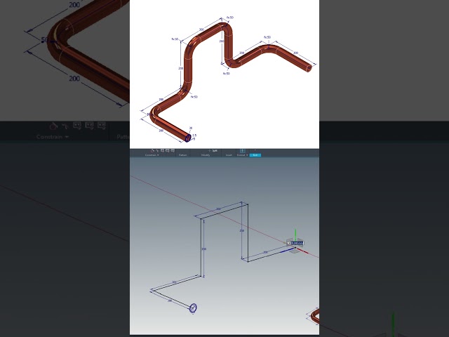 Sweep Command! | Autodesk Inventor | 2025 #3dprinting #autodeskinventor #cad #mechanic