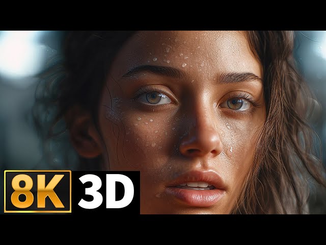 Face Portraits - Close Up (8K 3D)