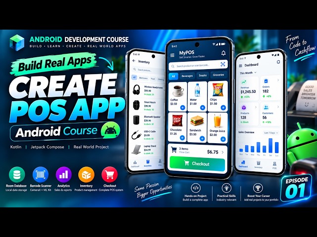 Build a Real POS Android App 🔥 | Complete POS Course #01