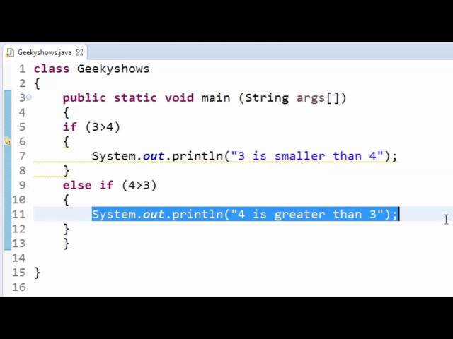 38. Else if Statement in Java Programming (Hindi)
