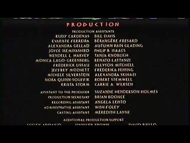 Closing To Hercules 1998 VHS (Version #1)