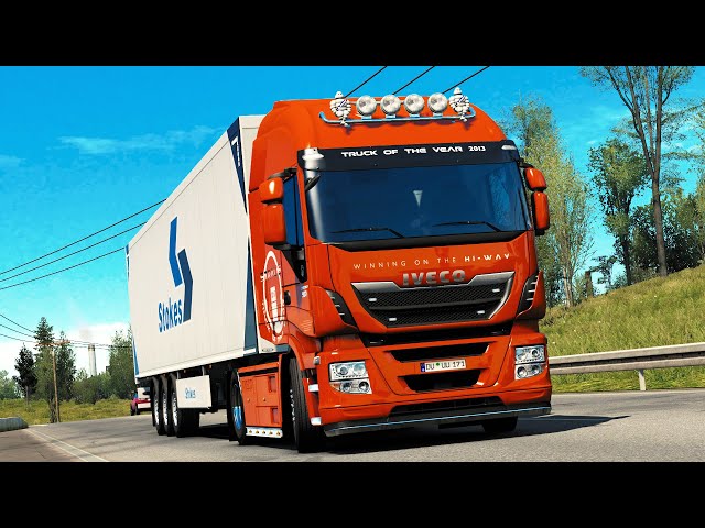 Transporting Yogurt | IVECO Hi-Way Reworked | Euro Truck Simulator 2 Gameplay