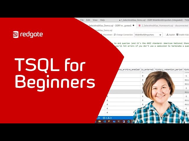 Kendra Little's "TSQL for Beginners" Course Intro