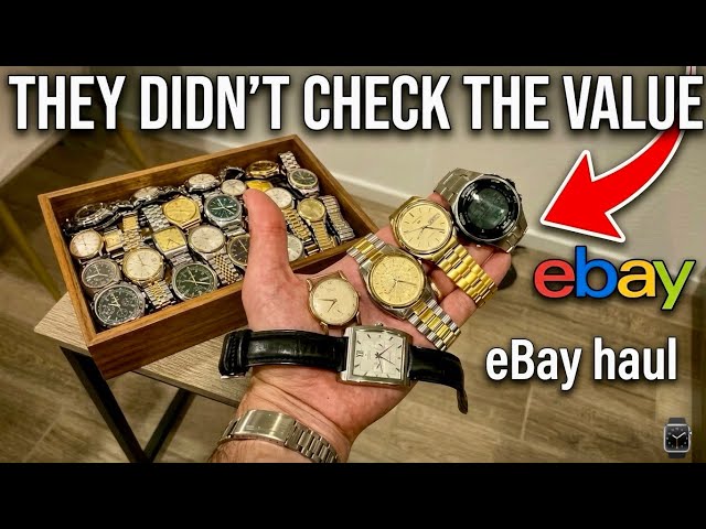 I bought an eBay vintage watch collection for $80! (Profitable Investment)