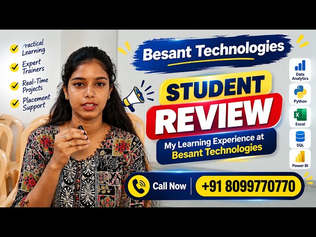 Best Software Training Institute Chennai | Real Student Review | Besant Technologies