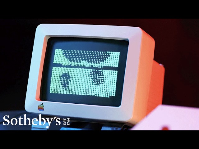 The Finest Operational Apple-1 Computer in Existence - Handmade by Steve Jobs - Is Now at Sotheby's