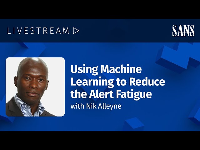 Using Machine Learning to Reduce the Alert Fatigue