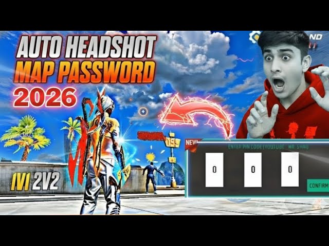 HN SHRI AUTO HEADSHOT CRAFTLAND MAP CODE KYA HAI 🤔 | FREE FIRE NEW CRAFTLAND MAP CODE 2026 😱