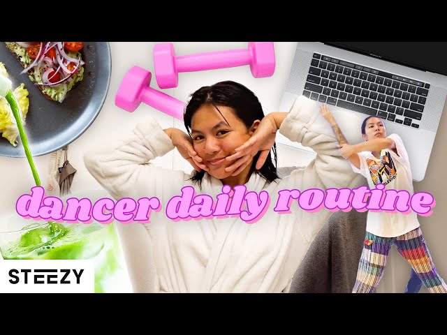 my daily routine as a dancer | self care, rehearsal, meditation, work