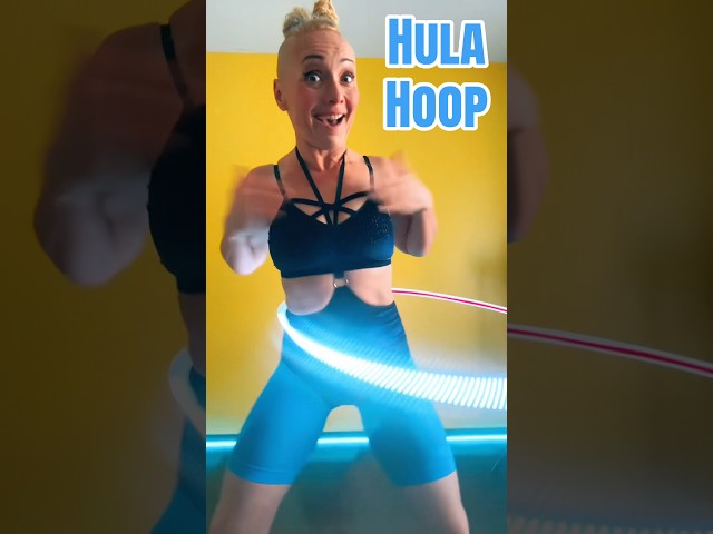 Chest & Shoulder hula hooping fitness challenge 💗 #hulahoop #hulahoopfitness