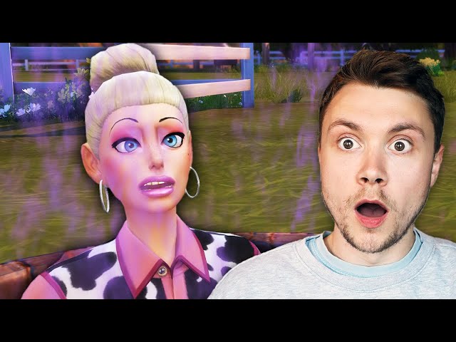Never let your sims drink nectar or they'll lose control (The Sims 4 Horse Ranch)