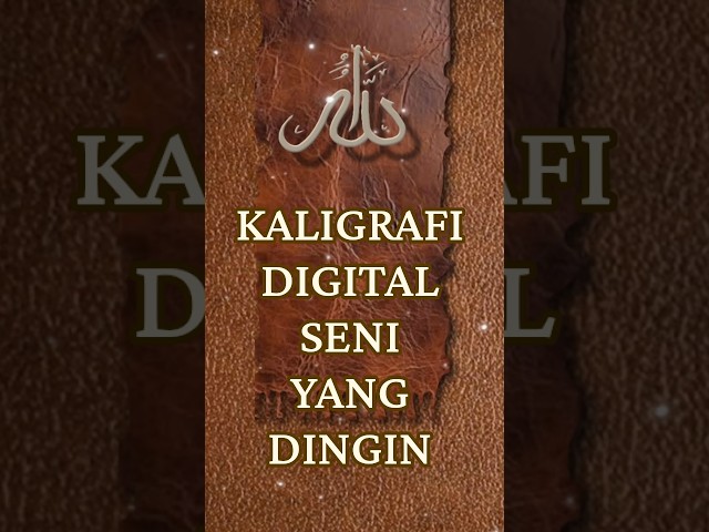 Digital Calligraphy: A Cold Art? #calligraphy #digital #islam #tutorial #ibispaintx