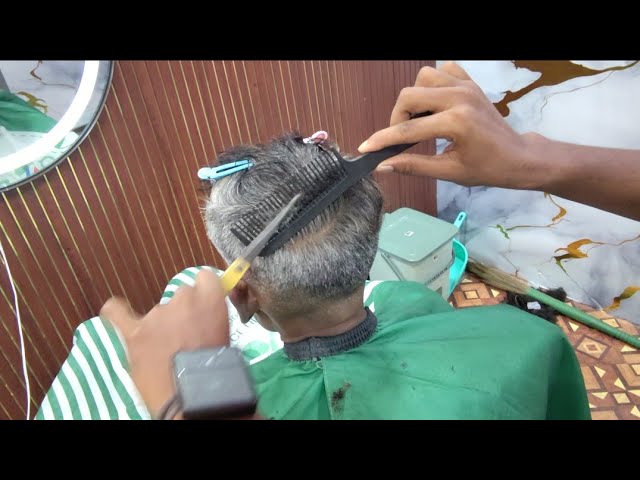 ASMR Old Man Haircut ✂️ | Classic Hair Cutting Tutorial | Relaxing Barber Sounds