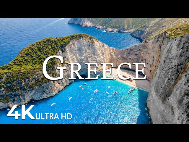 FLYING OVER GREECE (4K UHD) – Soothing Music Along With Beautiful Nature Video - 4K Video ULTRAHD #6
