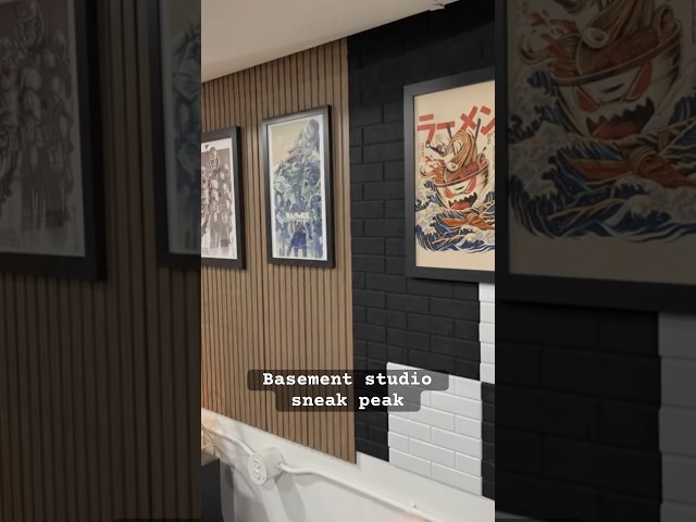 Basement Art Studio #shorts #unrealengine #art #architecture #interiordesign #gaming #zelda #fyp