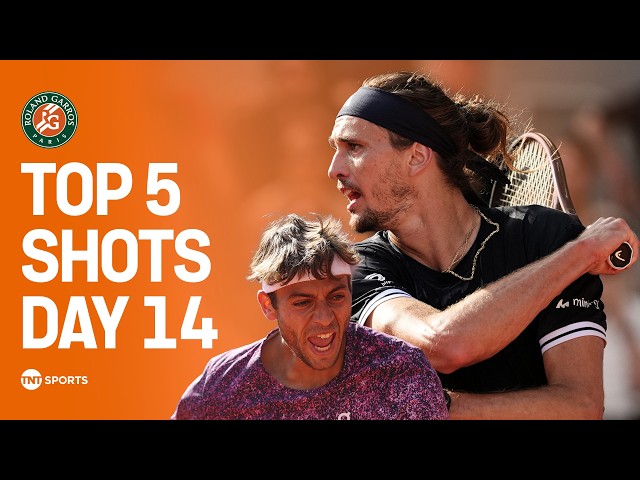 Top 5 AMAZING Shots from Zverev vs Cobolli Men's Final 🔥 | Roland Garros 2026 Highlights 🇫🇷