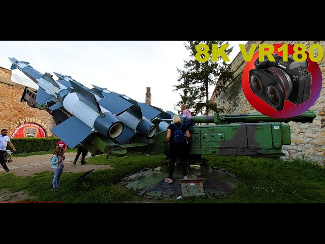 SERBIA some weapons from the Military Museum at Belgrade Fortress 8K 4K VR180 3D Travel Videos