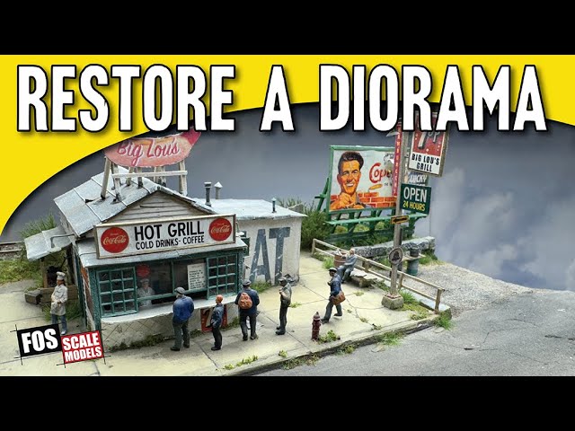 Restoring An Old Diorama - Freshen up a 21 year old HO Scale Model & Scenery