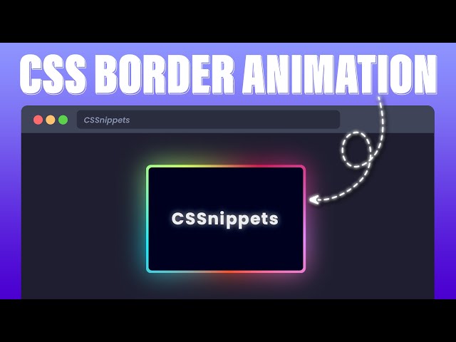 🔥 Create Stunning CSS Border Animations in 5 Minutes! [Part 1]