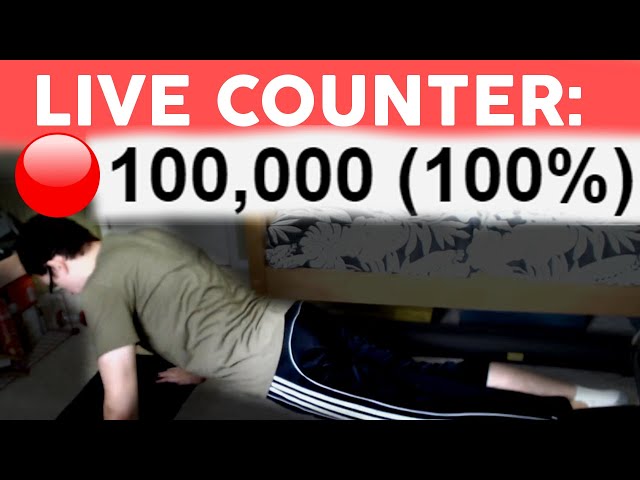 Finishing 100,000 Push-Ups Live