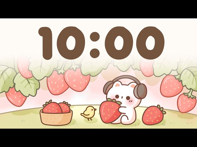 10 Minute Timer 🐱 Study Timer for Classroom Focus