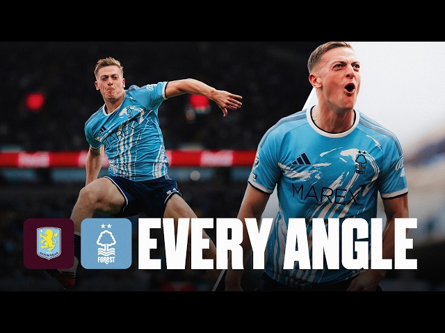Every Angle of Liam Delap's Long-Range SCREAMER! 🚀 | Aston Villa 1-2 Nottingham Forest