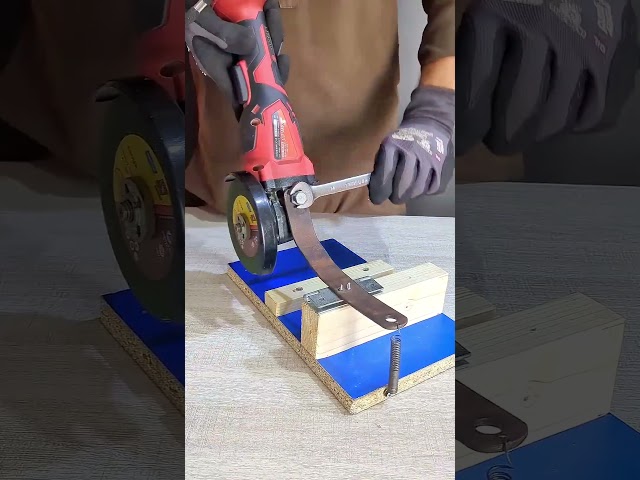 Attach minutes with Angle Grinder