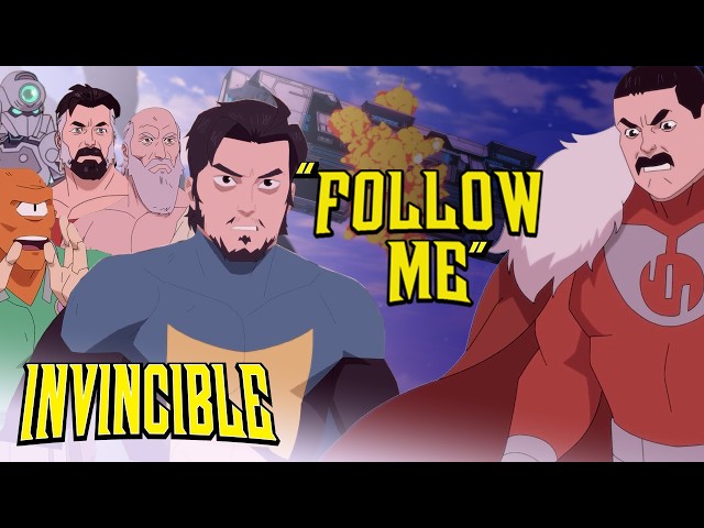 Invincible, Omni-Man & Oliver Arrive For The War | Invincible Season 4