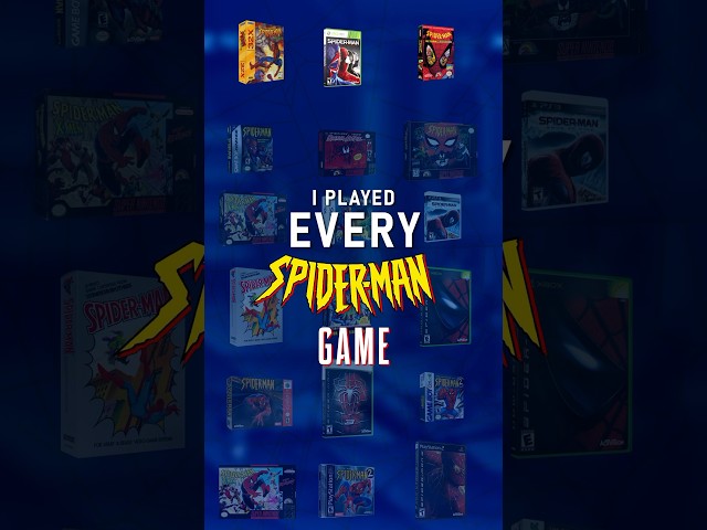 I Played Every Spider-Man Game EVER.
