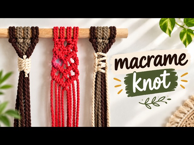 Learn This Macrame Knot Fast (Beginner Friendly)