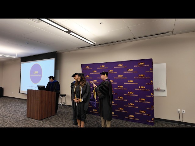 Check out the Summer 2026 SIS Hooding Ceremony!