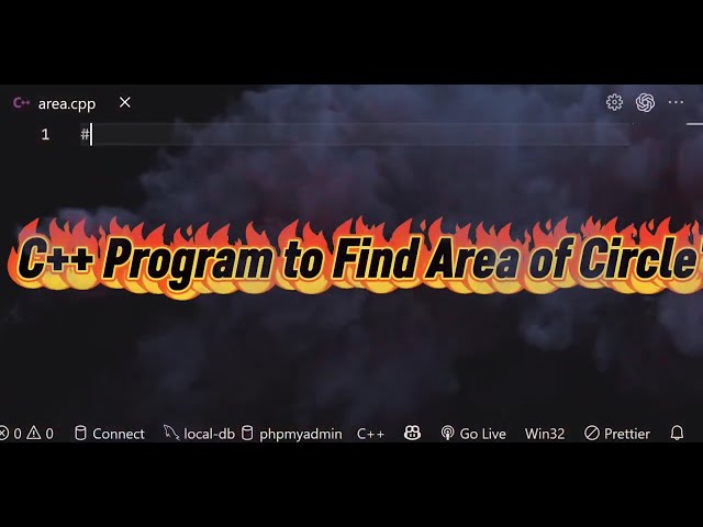 Area of Circle in C++ | Calculate Area of Circle with Solution 🔥 | C++ Beginners