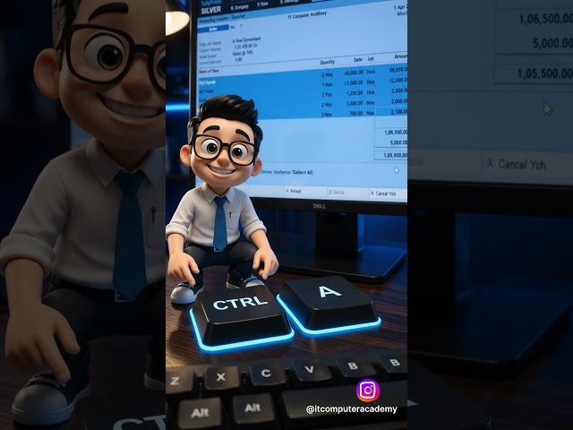 TallyPrime ke 2 Powerful Shortcuts!⚡ #itcomputeracademy#short #tallyprime #shortcutkeys