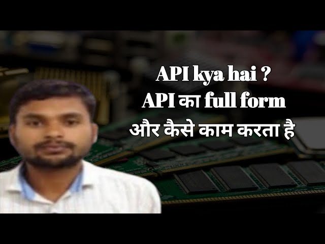 What is an API? | API full form and how it works | Target with Knowledge Online Classes |