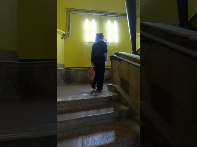Коридоры Московского метро Красносельская на gopro