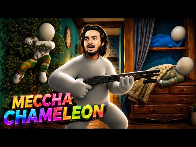 Hide & Seek but with paint | Meccha chameleon #02