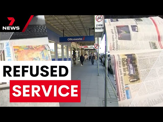 Jewish customer refused service at Officeworks | 7NEWS