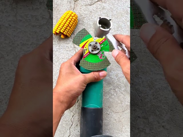 Angle grinder modified with pressure plate protective cover #HardwareTools #HighEfficiency