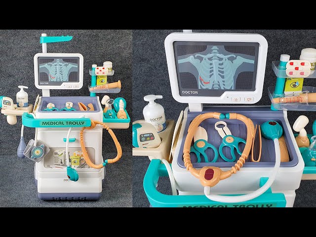 11 Minutes Satisfying with Unboxing Cute Doctor Kit Medical Trolly Play Set ASMR | Review Toys