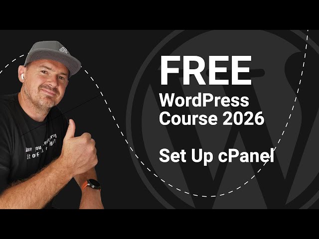 cPanel Tutorial for Beginners: Complete Hosting Setup | Free Course 2026