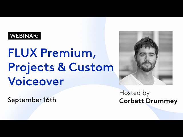 Projects, FLUX Premium and Custom Voiceover (Full Walkthrough)