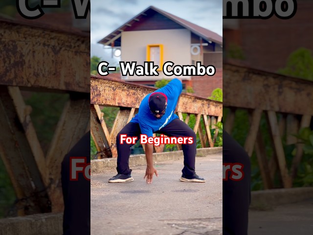 C Walk Footwork For Beginners 😎 #dance #hiphop #dancetutorial #footwork #stepbystep #beginners