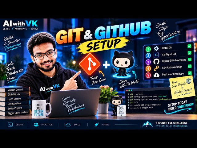 Git and Github Setup explained..!!!! Part 01