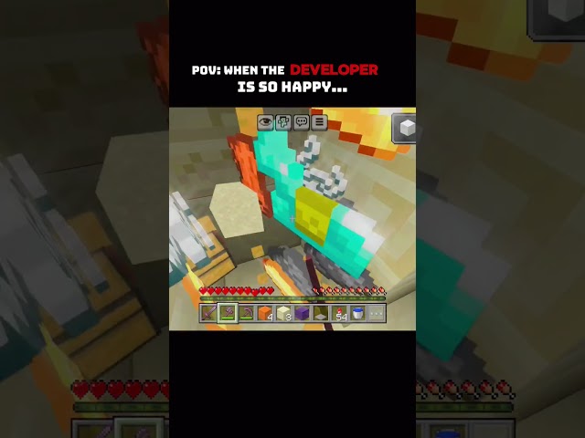 POV: when the developer is so Happy ..