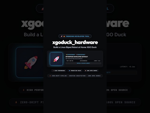 Build a Linux Biped Robot at Home 🤖 XGO Duck