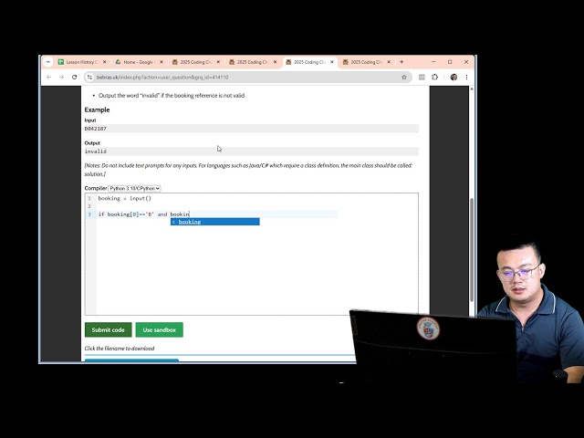 AMT Coding Challenge. Can Fido Go Out? Valid Booking. The Calculator (OUCC Python)