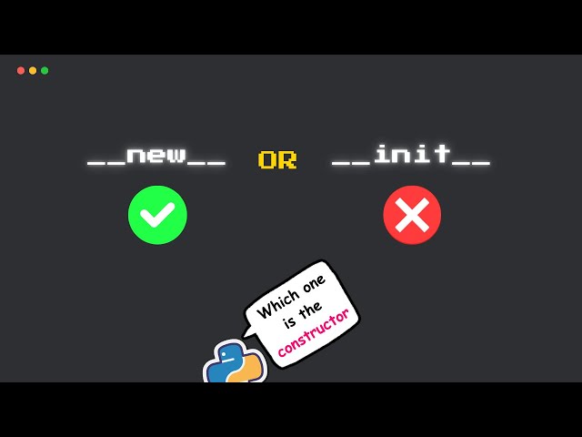 __init__ is not primarily a constructor… BUT