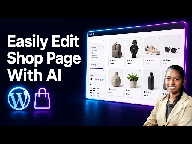 Edit Shop Page using AI | Woocommerce Tamil 2026